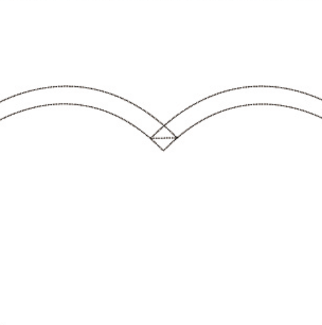 女直筒右后尖角口袋装饰线4