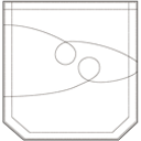 男直筒左后方角口袋装饰线3